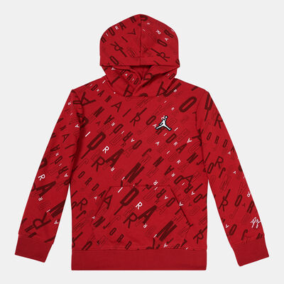 Jordan Kids' Essentials Hybrid French Terry Hoodie Red