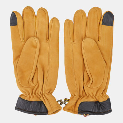Timberland Men's Nubuck With Touch Tips Gloves yellow Timberland Men's Nubuck With Touch Tips Gloves yellow