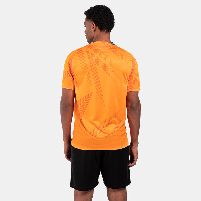 adidas Men's Real Madrid 24/25 Away Authentic Football Jersey Orange image number 1