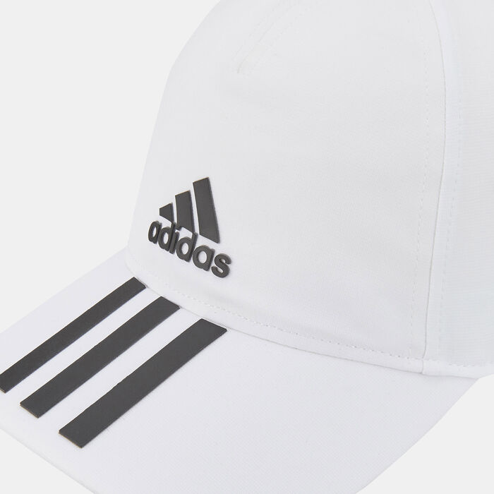 adidas AEROREADY 3-Stripes Baseball Cap White adidas AEROREADY 3-Stripes Baseball Cap White image number 2