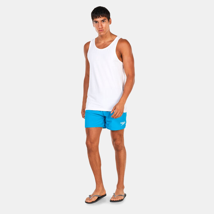 Speedo Men's Essential 16-Inches Swim Shorts Blue Speedo Men's Essential 16-Inches Swim Shorts Blue image number 2