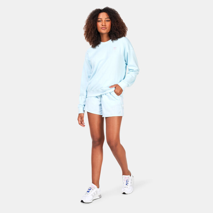 adidas Originals Women's Shorts Blue adidas Originals Women's Shorts Blue image number 2