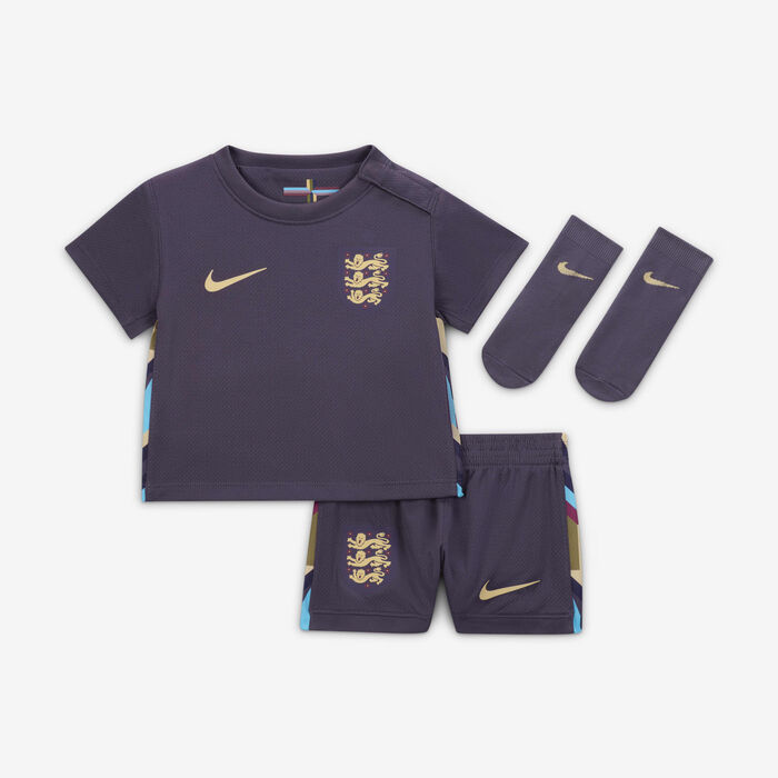 Nike Kids' England 2024/25 Stadium Away Football Replica 3-Piece Kit Grey Nike Kids' England 2024/25 Stadium Away Football Replica 3-Piece Kit Grey image number 0