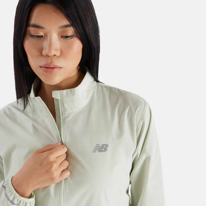 New Balance Women's Sport Essentials Reflective Jacket Green image number 3
