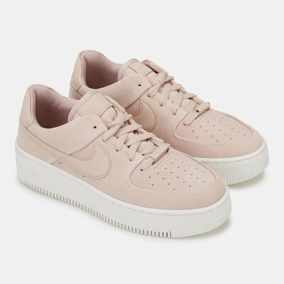 Nike Women's Air Force 1 Sage Low Shoes Beige Nike Women's Air Force 1 Sage Low Shoes Beige