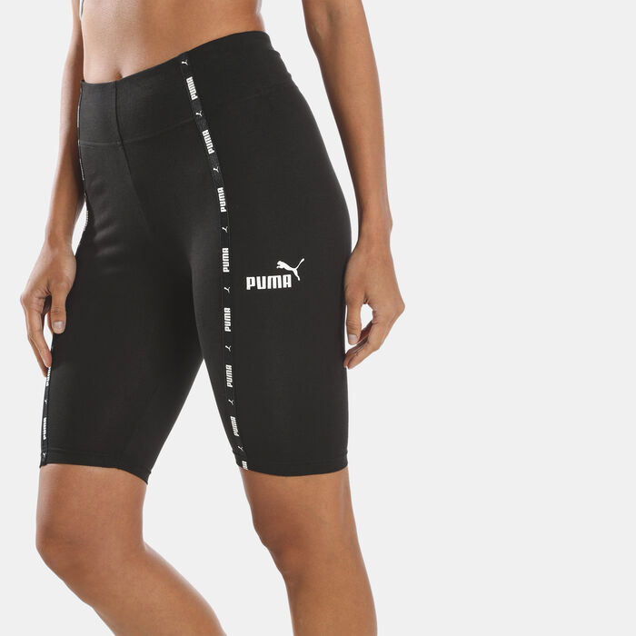 PUMA Women's Power 9-Inch High-Waist Tape Leggings Black image number 3