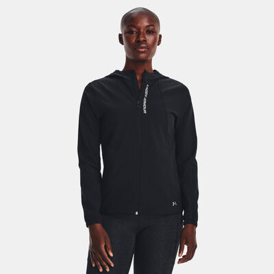 Under Armour Women's OutRun The Storm Running Jacket Black