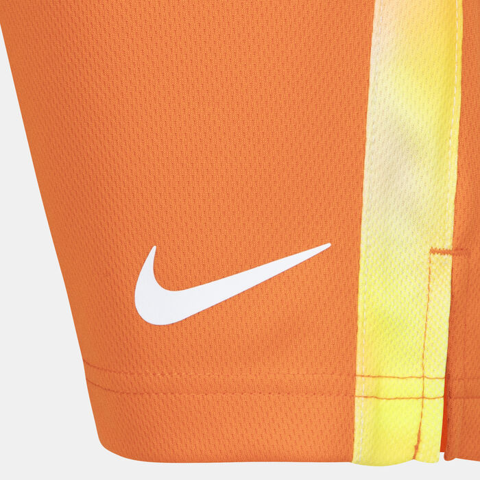 Nike Kids' Hazy Rays T-Shirt and Shorts Set Orange Nike Kids' Hazy Rays T-Shirt and Shorts Set Orange image number 2