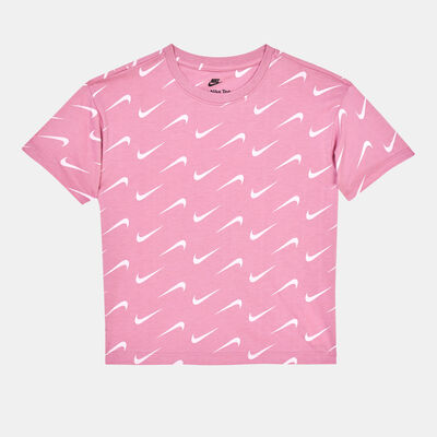 Nike Kids' Allover Print T-Shirt (Gender Neutral) Pink
