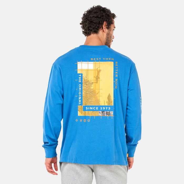 Timberland Men's Back Archive Graphic T-Shirt Blue Timberland Men's Back Archive Graphic T-Shirt Blue image number 1