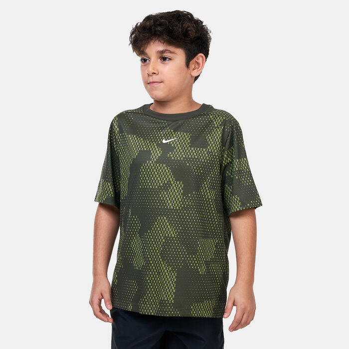 Nike Kids' Multi Dri-FIT Top Green Nike Kids' Multi Dri-FIT Top Green image number 0