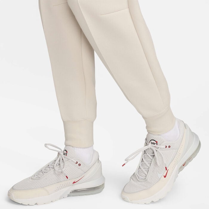 Nike Women's Sportswear Tech Fleece Mid-Rise Joggers Ivory Nike Women's Sportswear Tech Fleece Mid-Rise Joggers Ivory image number 5