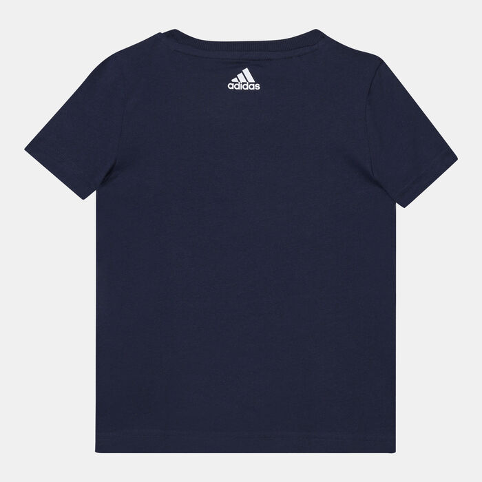 adidas Kids' Essentials Logo T-Shirt Blue adidas Kids' Essentials Logo T-Shirt Blue image number 1
