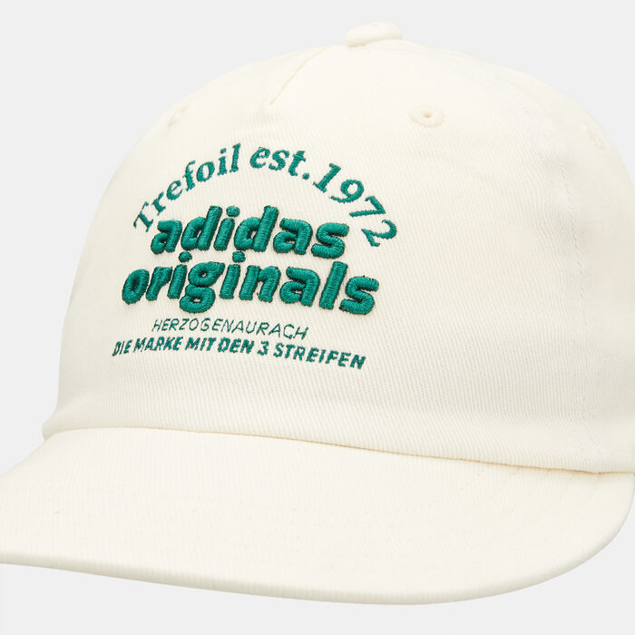 adidas Originals Low Curve Logo Cap White adidas Originals Low Curve Logo Cap White image number 2