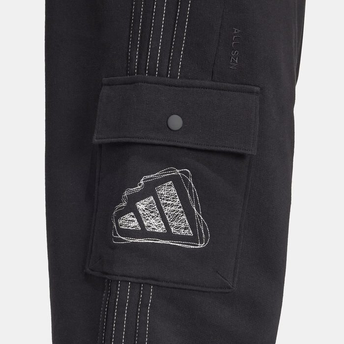 adidas Men's ALL SZN Graphic Seasonal Pants Black adidas Men's ALL SZN Graphic Seasonal Pants Black image number 4