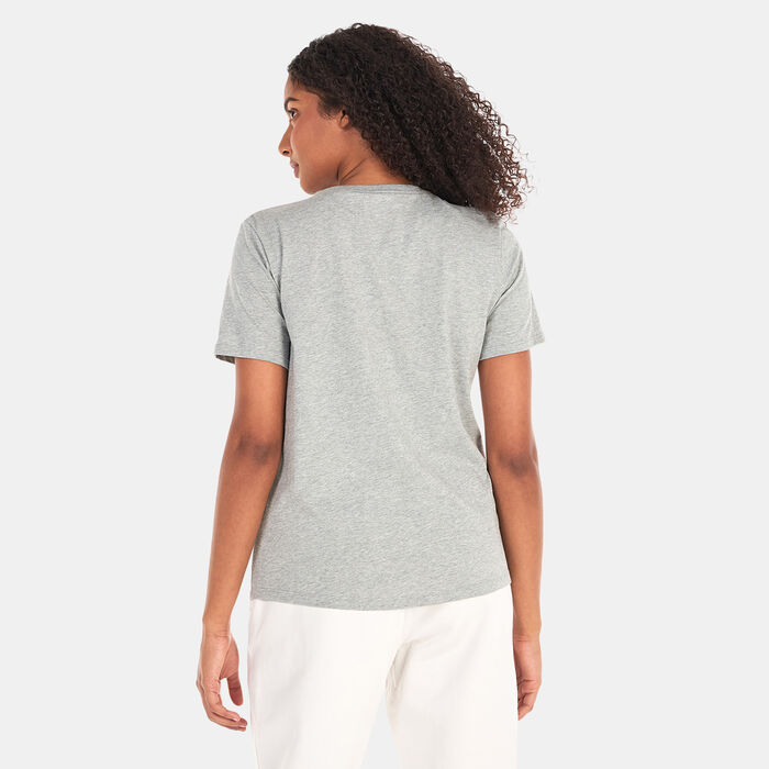 Nike Women's Sportswear Essentials Logo T-Shirt Grey image number 1