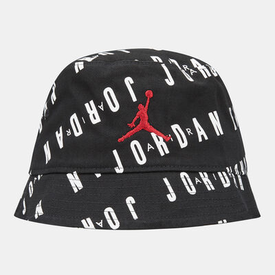 Nike Kids' Allover Print Bucket Hat Black Nike Kids' Allover Print Bucket Hat Black
