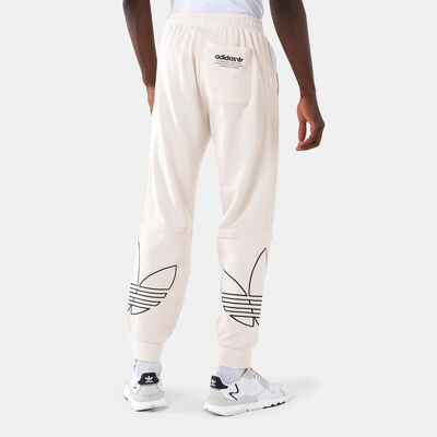 adidas Originals Men's Graphics Tricolor Sweatpants White