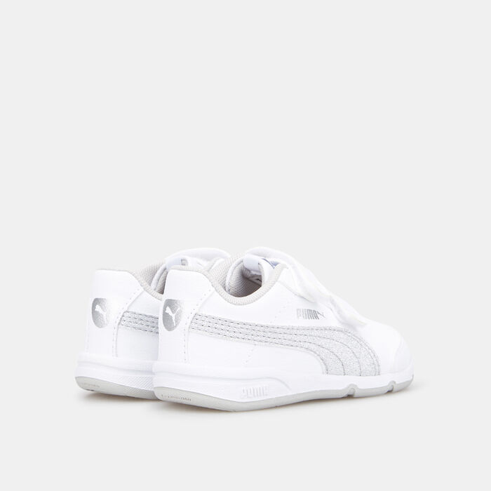 PUMA Kids' Stepfleex 2 SL VE Glitz Shoe (Baby and Toddler) White PUMA Kids' Stepfleex 2 SL VE Glitz Shoe (Baby and Toddler) White image number 2