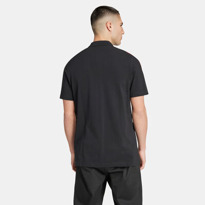 adidas Men's Manchester United DNA Polo Shirt Black