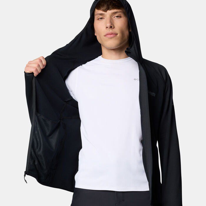 Columbia Men's Triple Canyon Grid II Fleece Hoodie Black image number 4