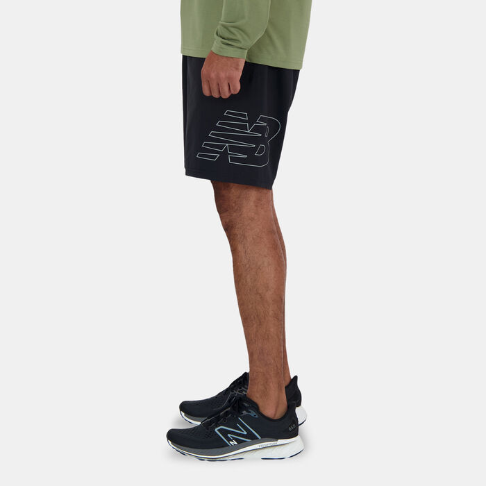 New Balance Men's Sport Essentials Graphic Shorts Black New Balance Men's Sport Essentials Graphic Shorts Black image number 2