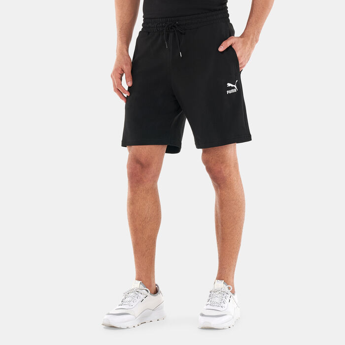 PUMA Men's Classics Logo 8-Inch Shorts Black PUMA Men's Classics Logo 8-Inch Shorts Black image number 0