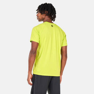 Nike Swim Men's Outline Logo Rashguard Green Nike Swim Men's Outline Logo Rashguard Green