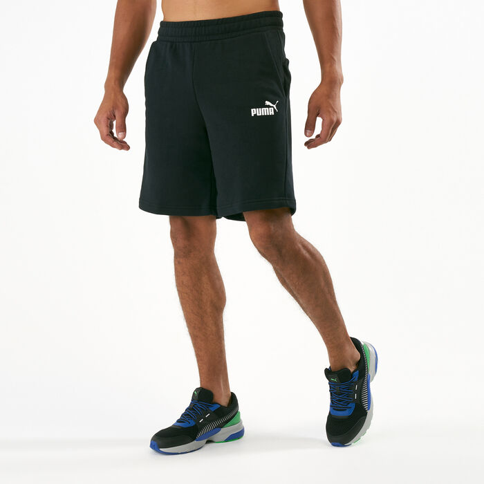PUMA Men's Essential Sweat Bermudas 10 Inch Shorts Black image number 0