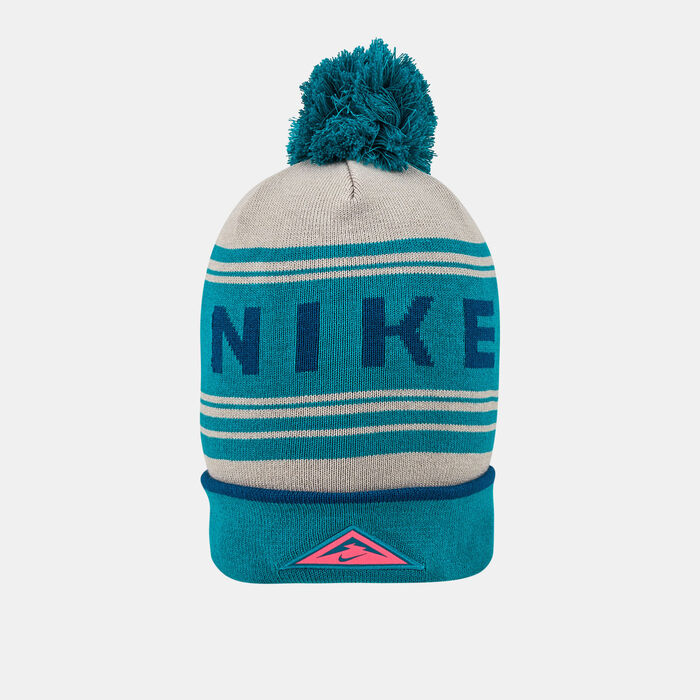 Nike Men's Winter Dri-FIT Graphic Trail Beanie Green Nike Men's Winter Dri-FIT Graphic Trail Beanie Green image number 0