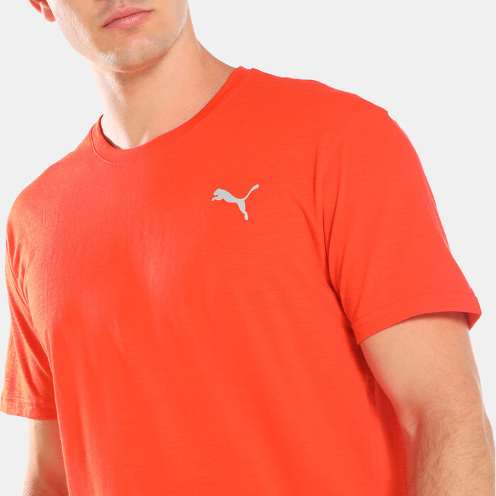 PUMA Men's Train Favorite Energy T-Shirt Red PUMA Men's Train Favorite Energy T-Shirt Red image number 3