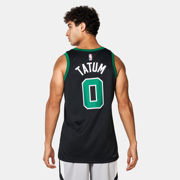 Jordan Men's 22/23 NBA Boston Celtics Jayson Tatum Statement Edition Swingman Basketball Jersey Black Jordan Men's 22/23 NBA Boston Celtics Jayson Tatum Statement Edition Swingman Basketball Jersey Black image number 2
