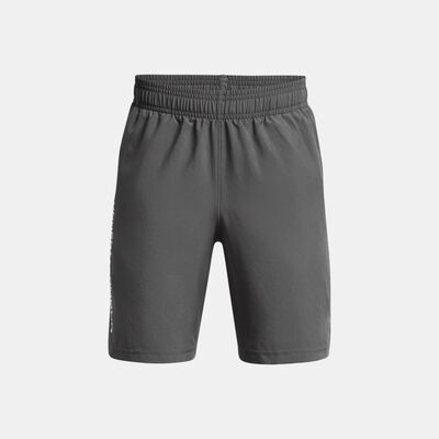 Under Armour Kids' UA Tech Woven Wordmark Shorts Grey