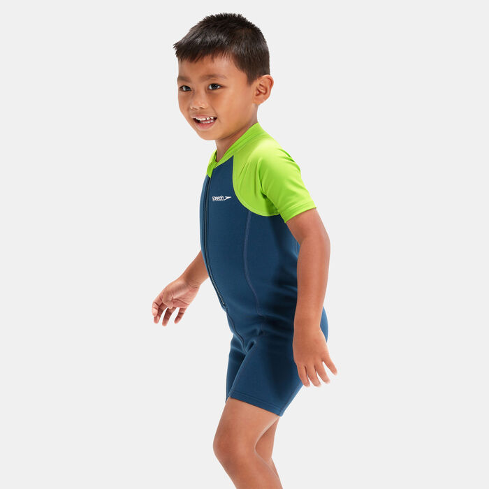 Speedo Kids' Learn to Swim Essential One-Piece Swimsuit Blue Speedo Kids' Learn to Swim Essential One-Piece Swimsuit Blue image number 0