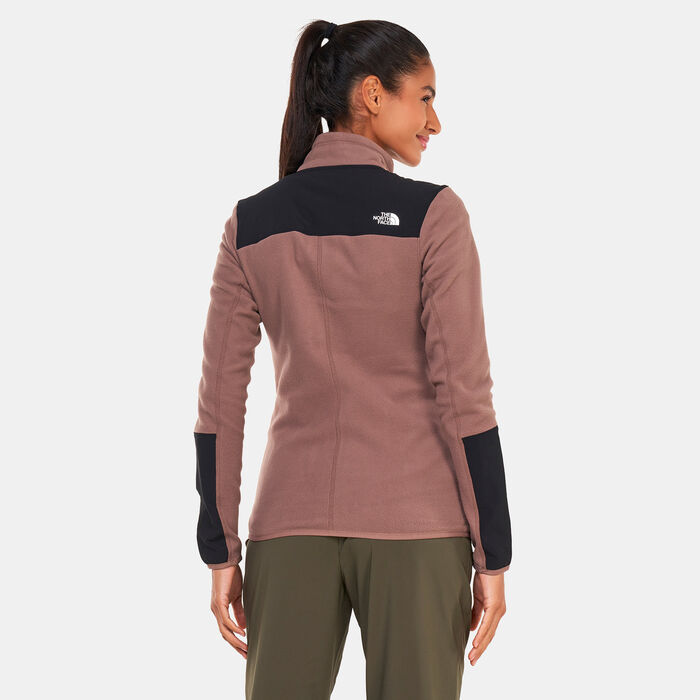 The North Face Women's Diablo Midlayer Fleece Jacket Beige image number 1