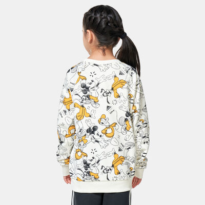 adidas Kids' Disney Mickey Mouse Sweatshirt White adidas Kids' Disney Mickey Mouse Sweatshirt White