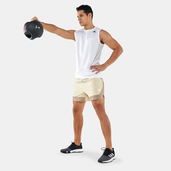 adidas Men's Training Shorts Beige adidas Men's Training Shorts Beige image number 2