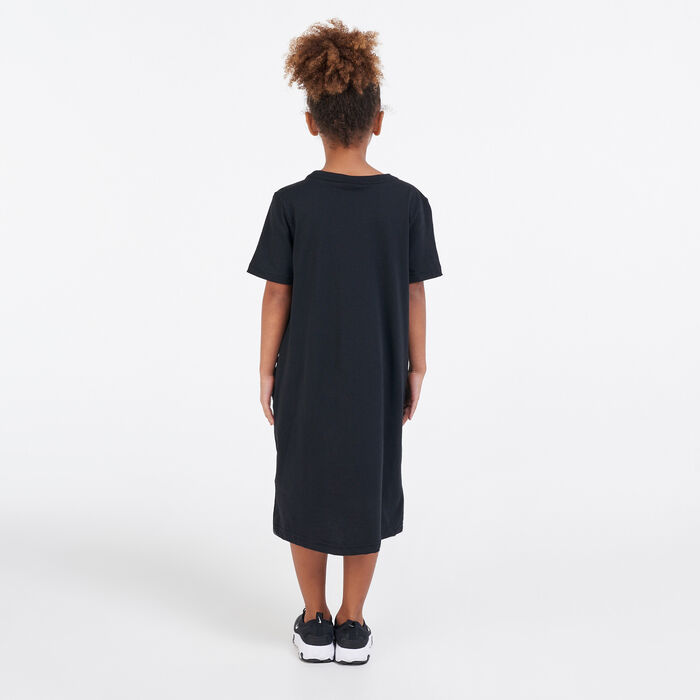 Nike Kids' Sportswear Futura T-Shirt Dress Black Nike Kids' Sportswear Futura T-Shirt Dress Black image number 1