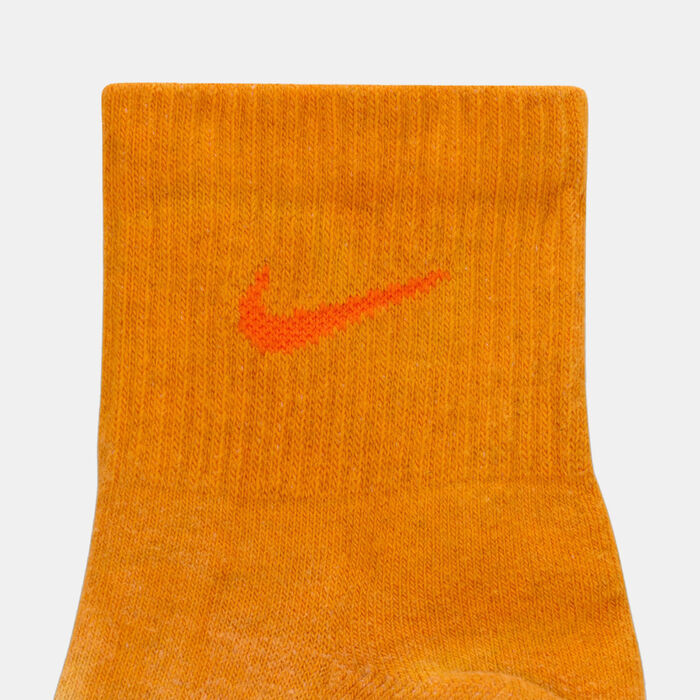 Nike Everyday Plus Cushioned Ankle Socks (2 Pairs) Orange image number 2
