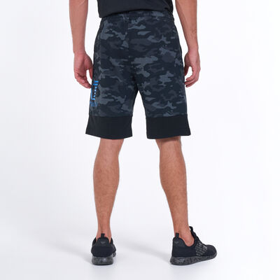 EA7 Emporio Armani Men's Camo Print Shorts Black