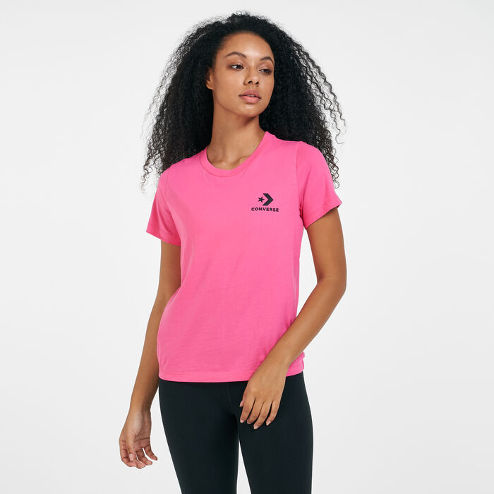 Converse Women's Empowerment T-Shirt Pink image number 1