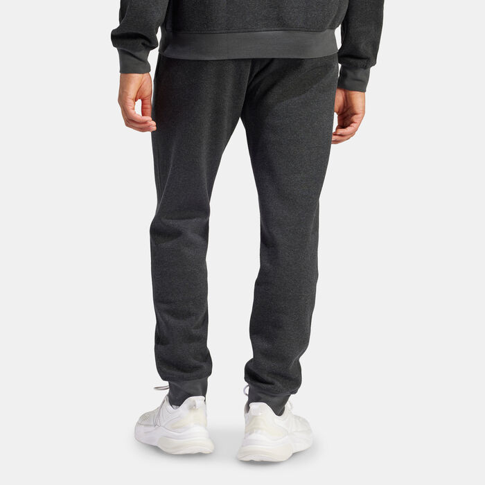 adidas Men's Seasonal Essentials Mélange Sweatpants Black adidas Men's Seasonal Essentials Mélange Sweatpants Black image number 1