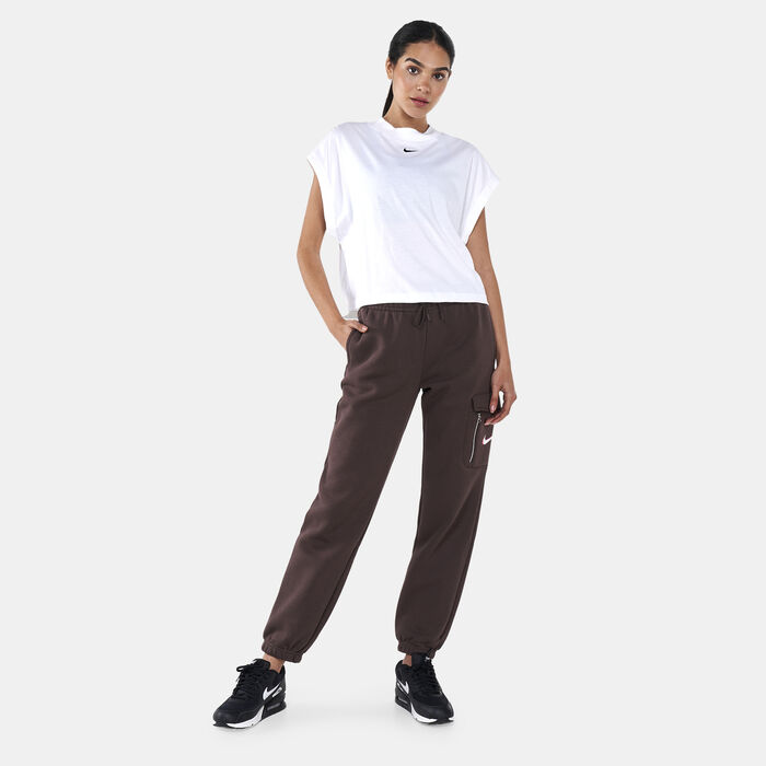 Nike Women's Sportswear Dance Cargo Pants Brown Nike Women's Sportswear Dance Cargo Pants Brown image number 2