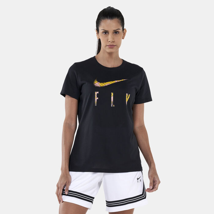 Nike Women's Dri-FIT Swoosh Fly Basketball T-Shirt Nike Women's Dri-FIT Swoosh Fly Basketball T-Shirt image number 0