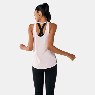 PUMA Women's Studio Open Back Tank Top Pink PUMA Women's Studio Open Back Tank Top Pink