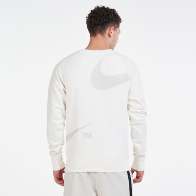 Nike Men's Sportswear Swoosh Crewneck T-Shirt White