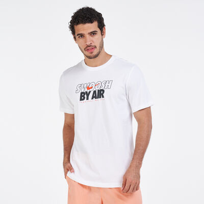Nike Men's Sportswear Swoosh by Air GX 3 T-Shirt White
