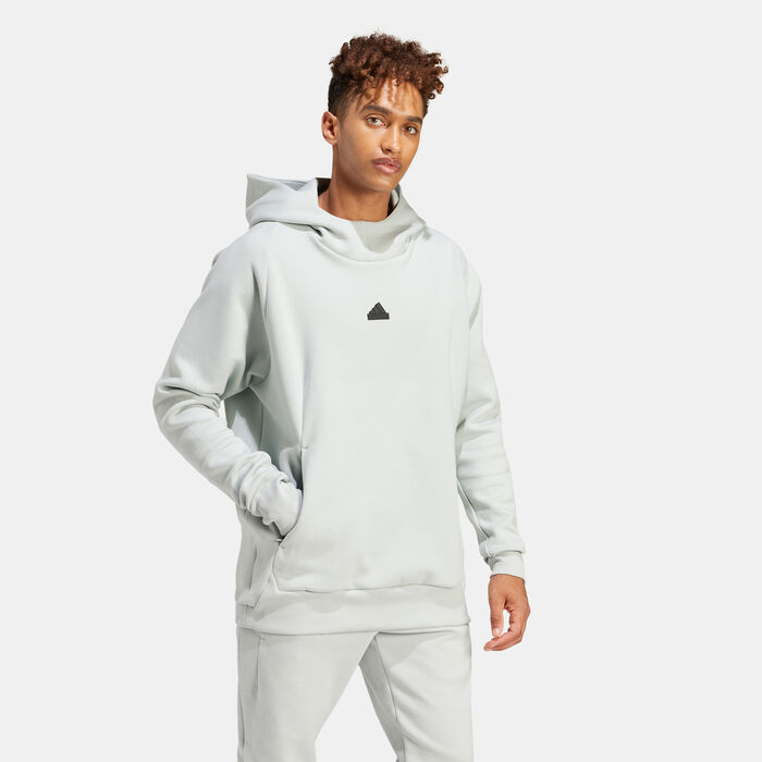 adidas Men's Z.N.E. Pullover Hoodie Grey adidas Men's Z.N.E. Pullover Hoodie Grey image number 2