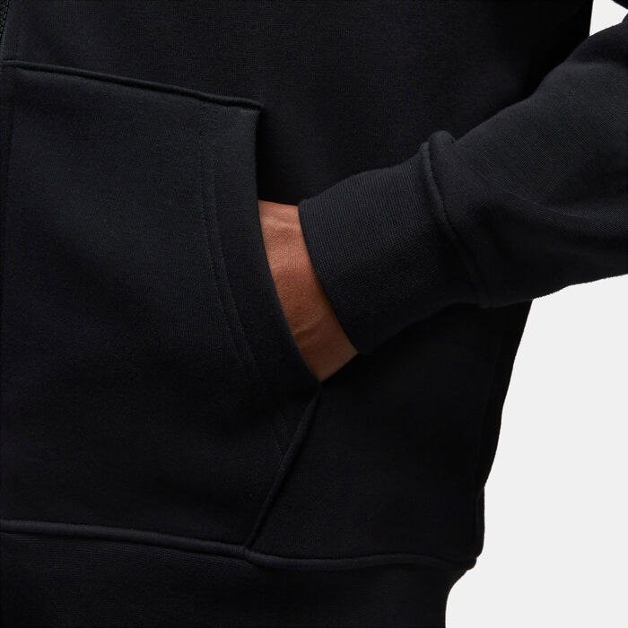 Jordan Men's Brooklyn Fleece Full-Zip Hoodie Black Jordan Men's Brooklyn Fleece Full-Zip Hoodie Black image number 3