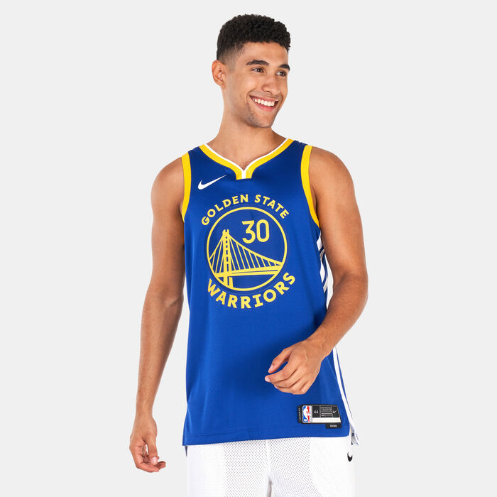 Nike Men’s Golden State Warriors Dri-FIT NBA Icon Edition Swingman Jersey - 2022/23 Blue Nike Men’s Golden State Warriors Dri-FIT NBA Icon Edition Swingman Jersey - 2022/23 Blue image number 0